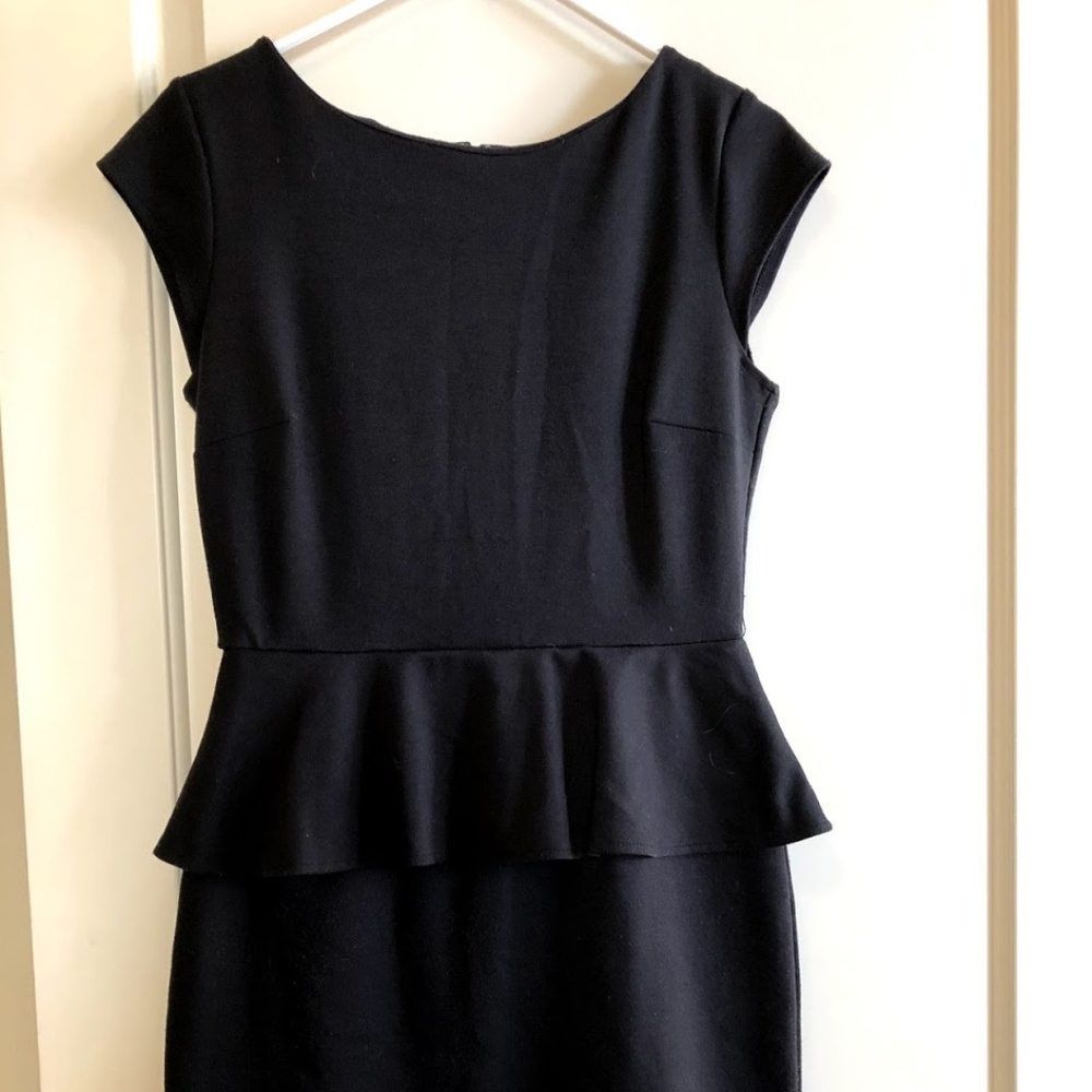 Black Peplum New York & Company Dress